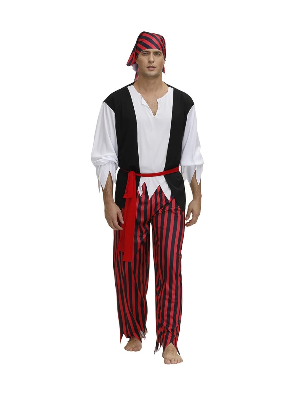 Men's Pirate Adult Halloween Costume size 2XL